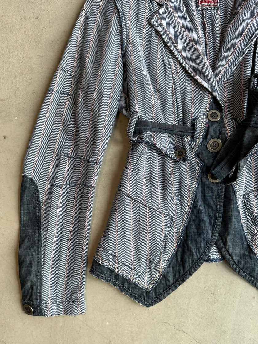 MARITHÉ + FRANÇOIS GIRBAUD - 2000s BELTED BLAZER