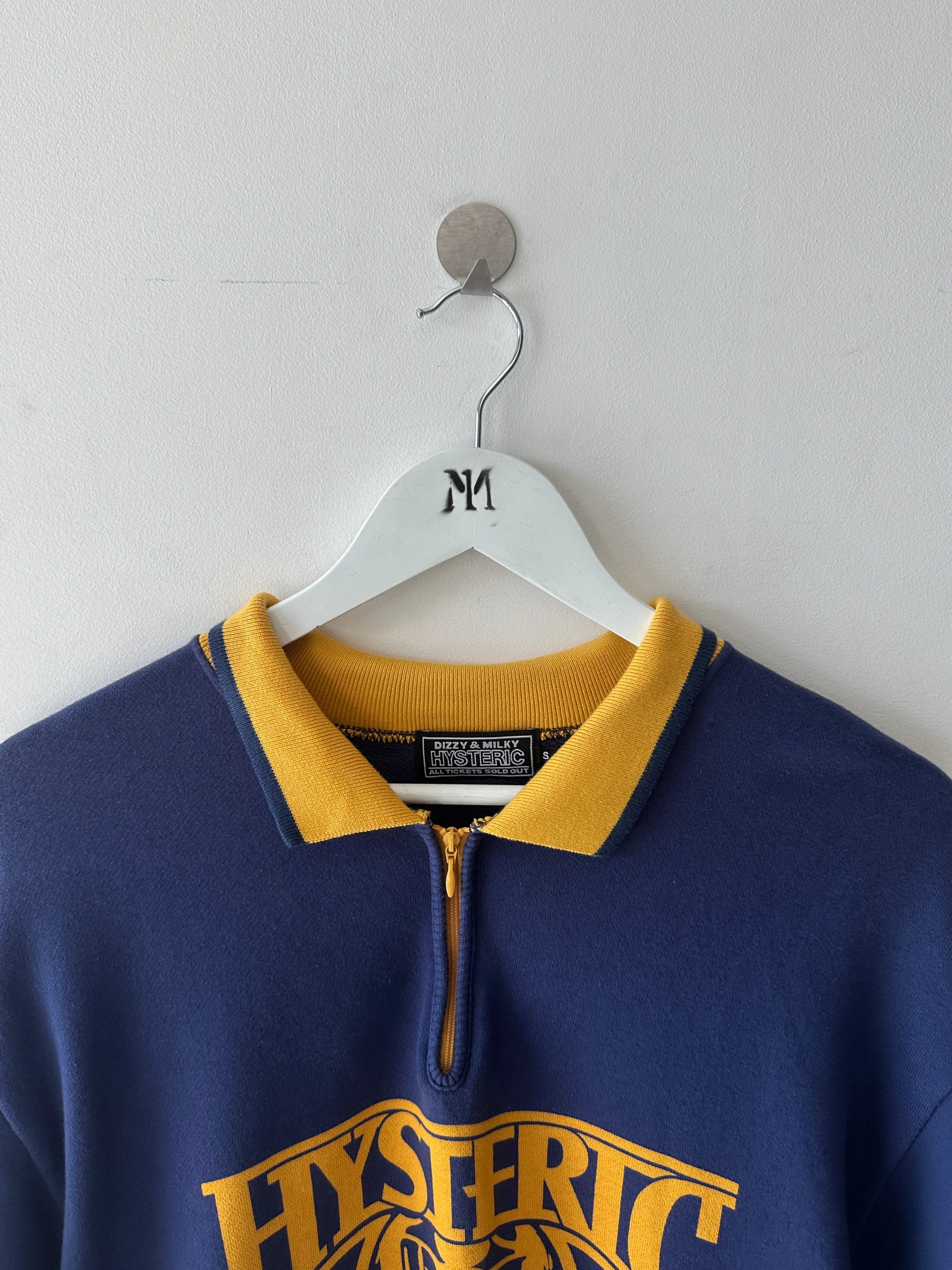HYSTERIC GLAMOUR - 1990s QUARTER ZIP SWEATSHIRT