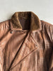 GIANNI VERSACE - 1980s LEATHER BOMBER JACKET WITH SHEARLING FUR