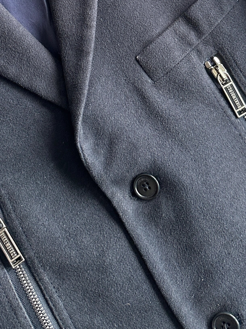 BIKKEMBERGS - 2000s BLAZER WITH ZIP DETAILS AT FRONT