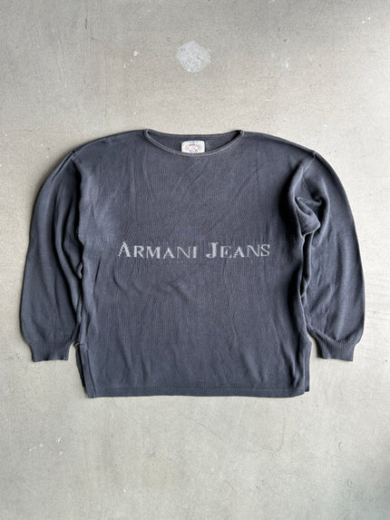 ARMANI JEANS - 1980s LONG SLEEVE TOP