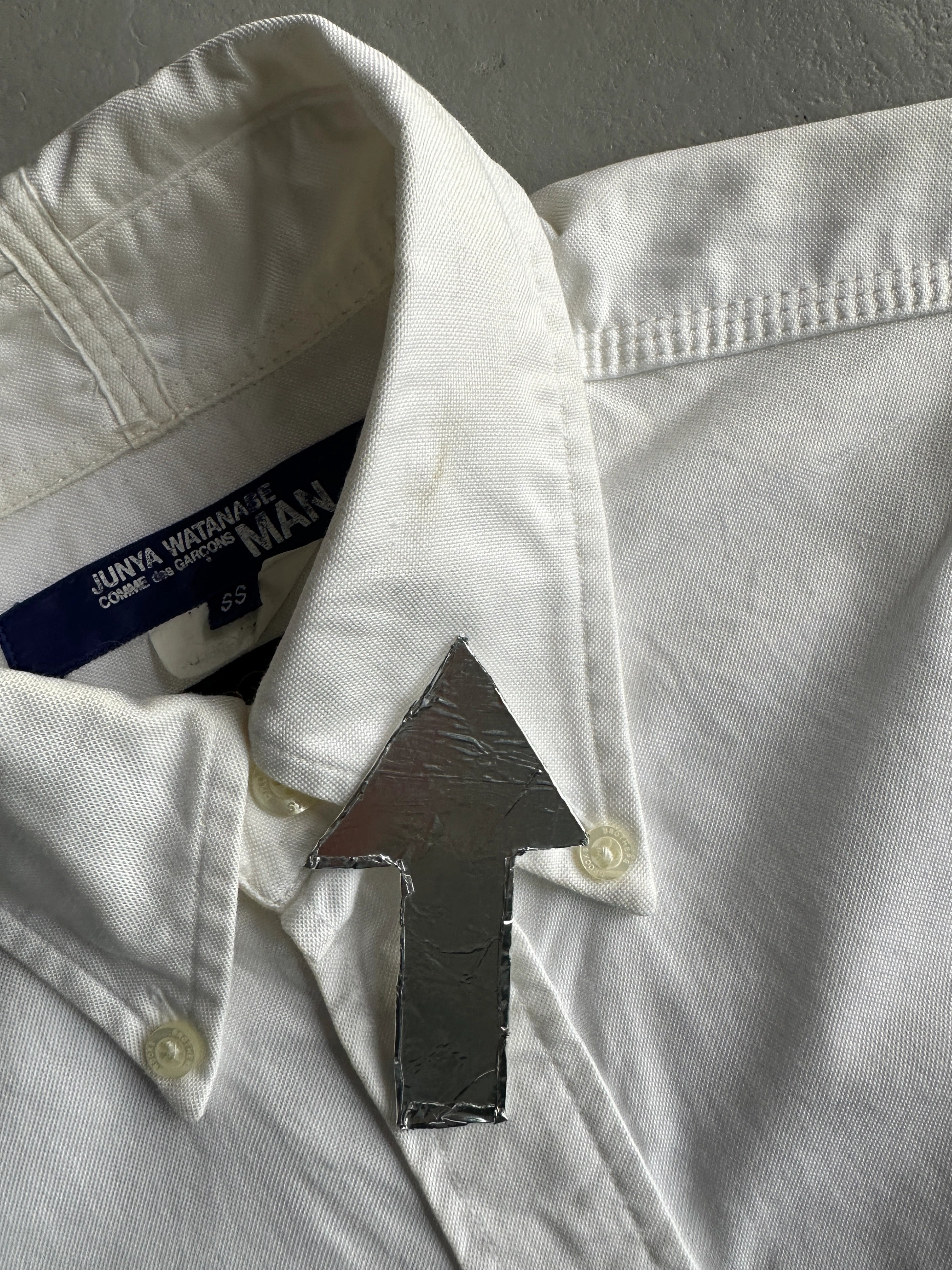 JUNYA WATANABE X BROOKS BROTHERS - A/W 2008 CHECKED PANELS LONG SLEEVE SHIRT