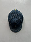 ARMANI JEANS- 1990s 2 IN 1 VISOR DENIM HAT