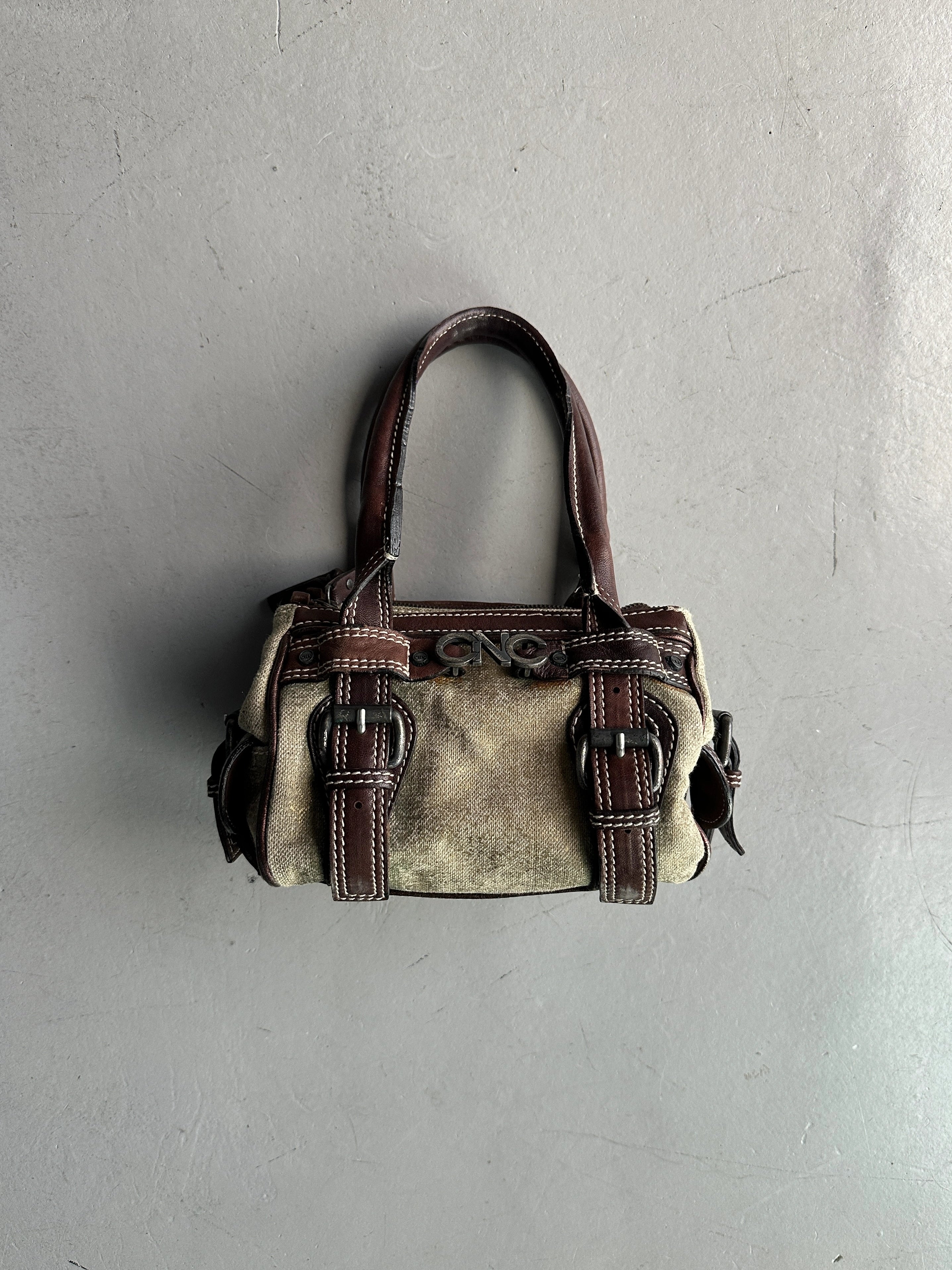 C'N'C COSTUME NATIONAL - S/S 2006 TRIPLE COMPARTMENT STRUCTURED MINI BAG