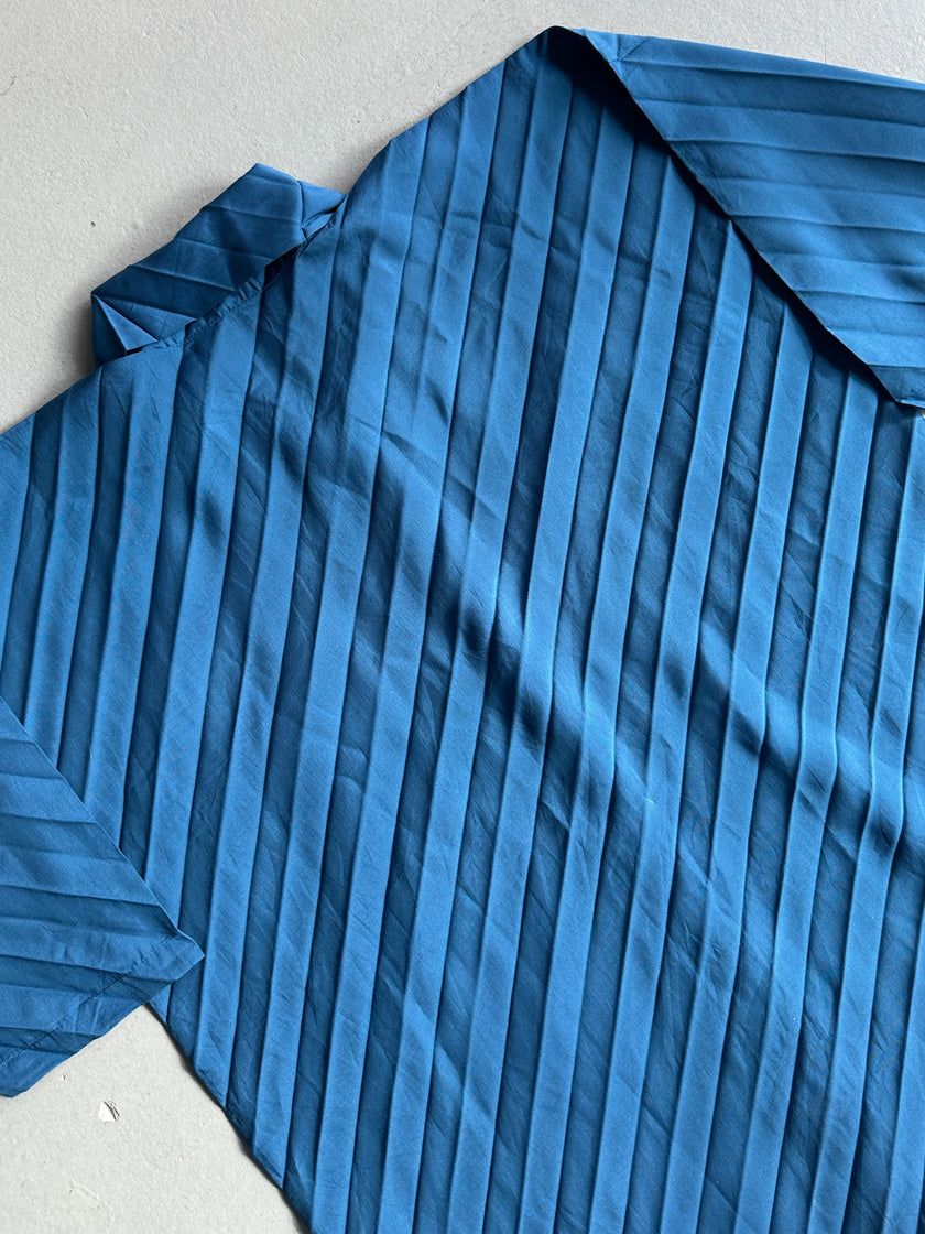 ISSEY MIYAKE ME - S/S 2007 PLEATED HALF SLEEVE SHIRT