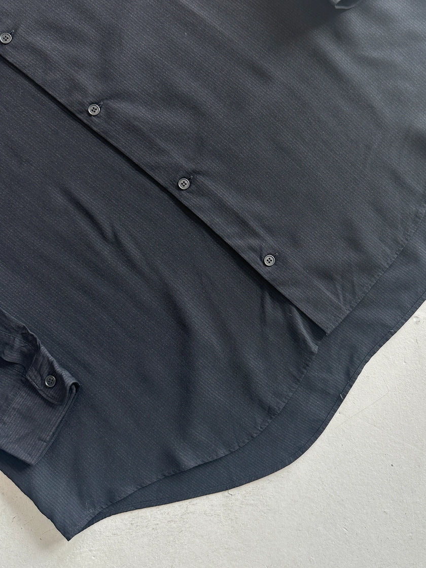 YOHJI YAMAMOTO Y's - 1990s OVERSIZED STRIPED LONG SLEEVE SHIRT