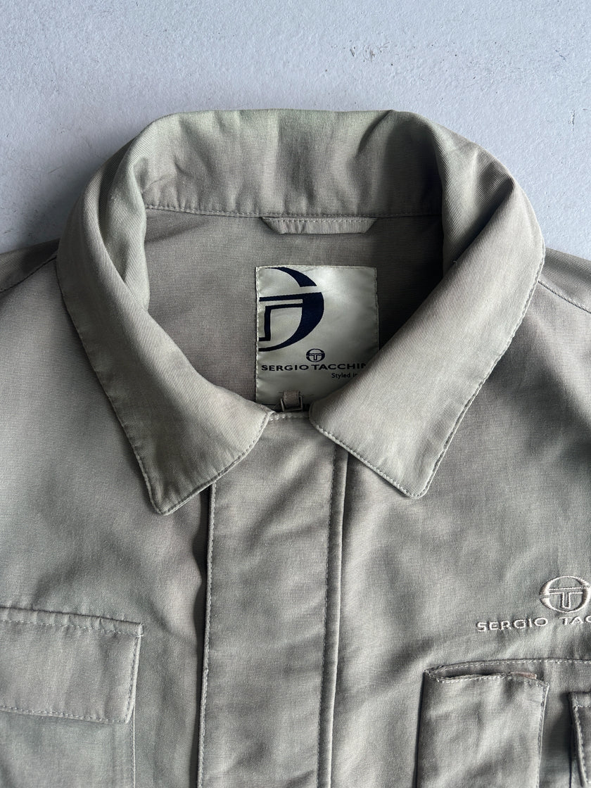 SERGIO TACCHINI - 2000s MULTI POCKET NYLON JACKET