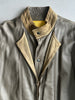 LOUIS FÉRAUD - 1980s CONTRASTING GREEN LAYERED LEATHER JACKET