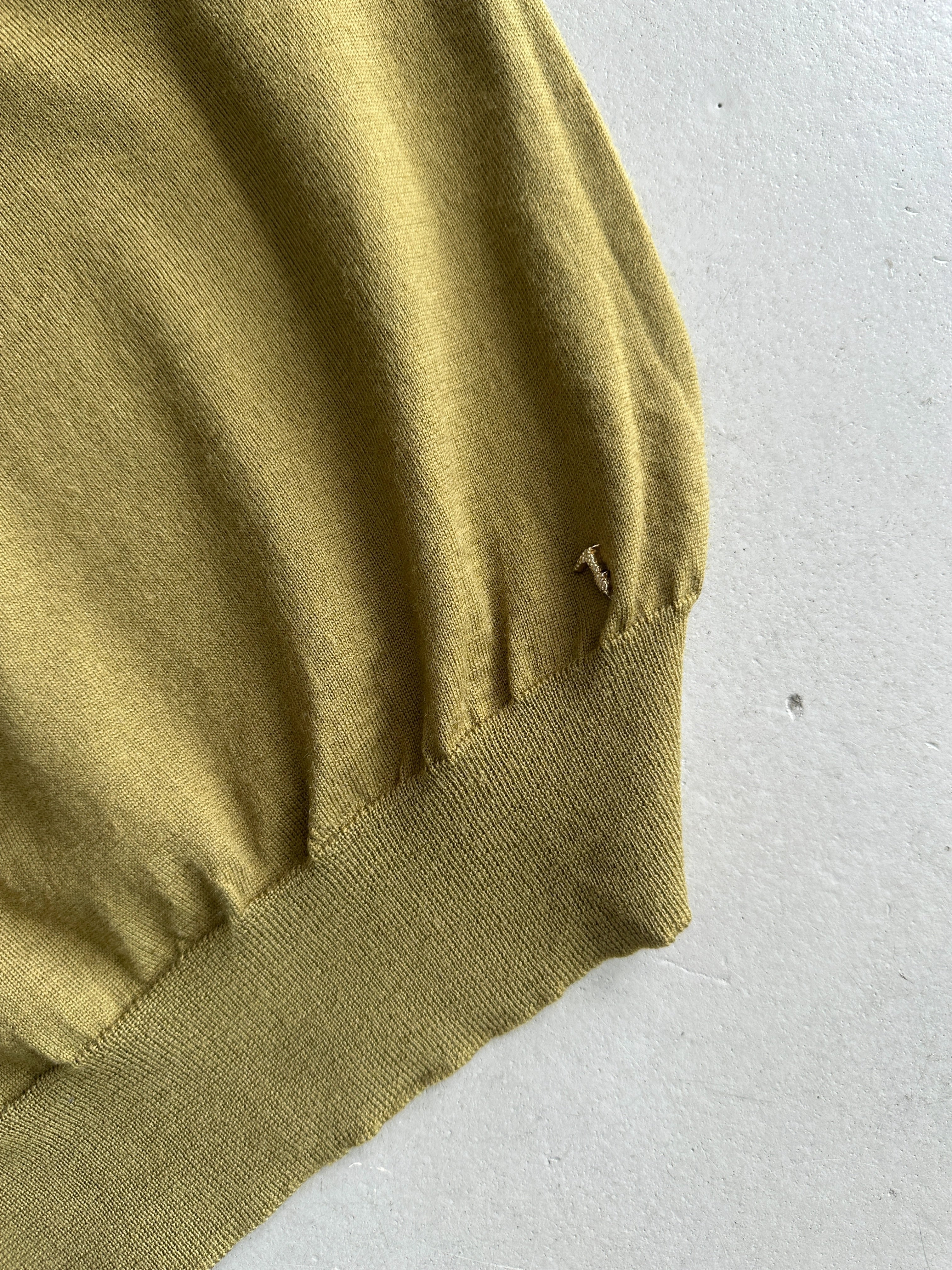 TRUSSARDI - 2000s SHOULDER OFF KNIT TOP