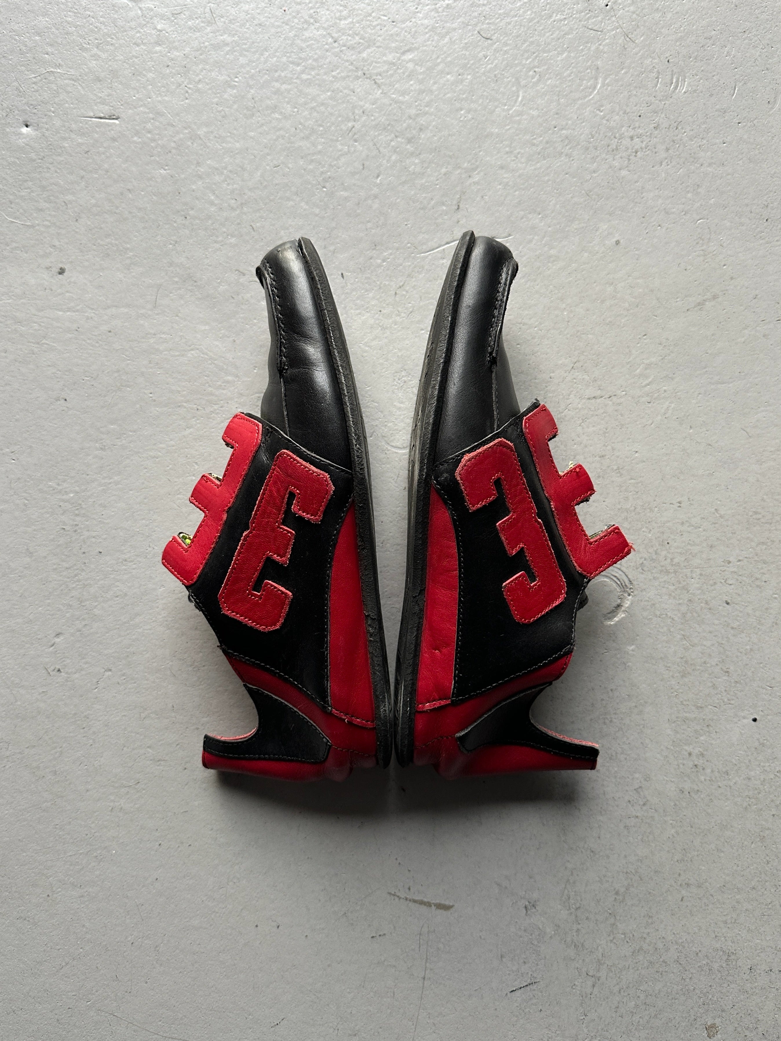 MARITHÉ + FRANÇOIS GIRBAUD - early 2000s SQUARE TOE SLIP ON TRAINERS