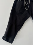 MARITHÉ + FRANÇOIS GIRBAUD - S/S 2008 PANELED CROPPED TROUSERS WITH CHAIN DETAILS
