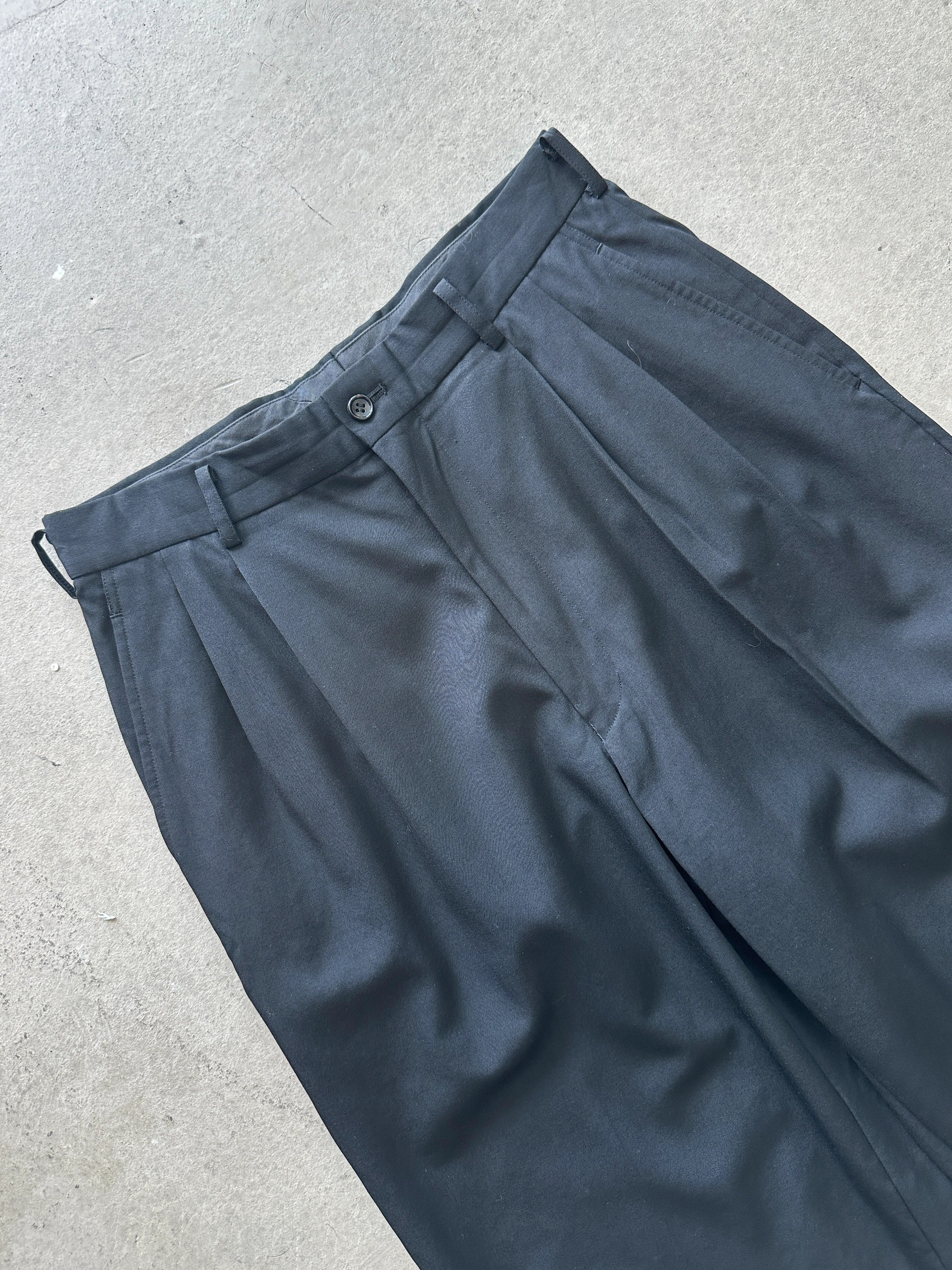 COMME DES GARÇONS - 1998 FRONT PLEATS TAILORED TROUSERS