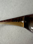 PRADA - 1990s OVERSIZED WRAP AROUND SUNGLASSES