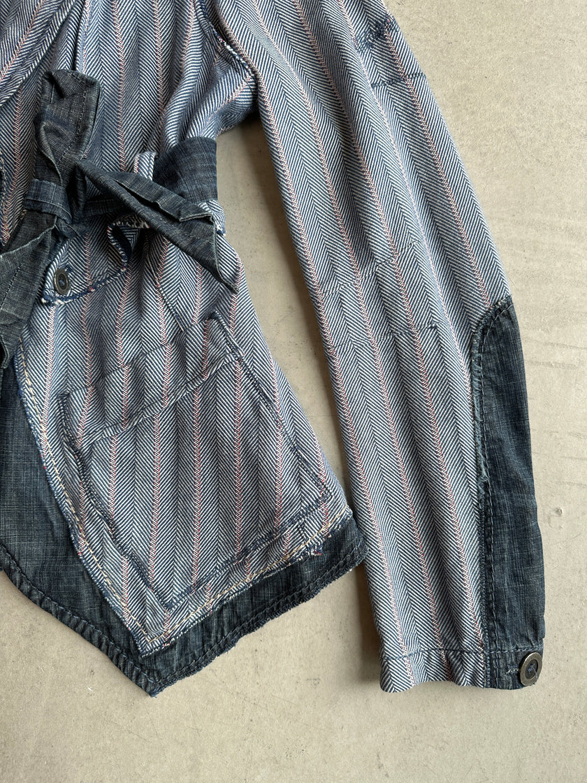 MARITHÉ + FRANÇOIS GIRBAUD - 2000s BELTED BLAZER