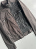 BIKKEMBERGS - 2000s LIGHT JACKET WITH LEATHER PANEL AT FRONT