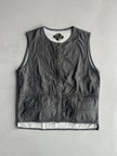 ISSEY MIYAKE - 1990s REVERSIBLE PARACHUTE VEST WITH OVERSIZED POCKETS