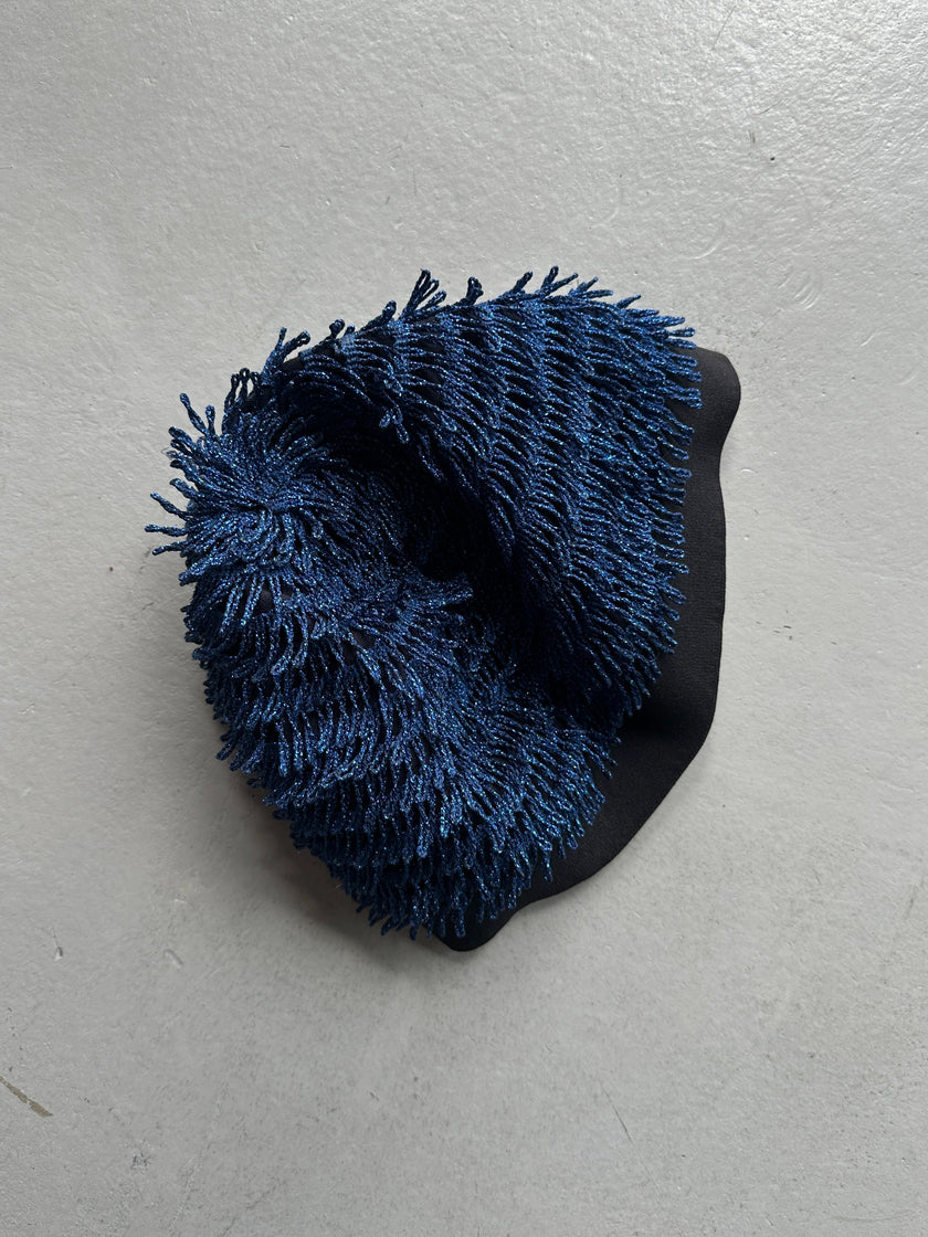 GIORGIO ARMANI - F/W 2018 SHIMMERING LOOPED FRINGE HAT