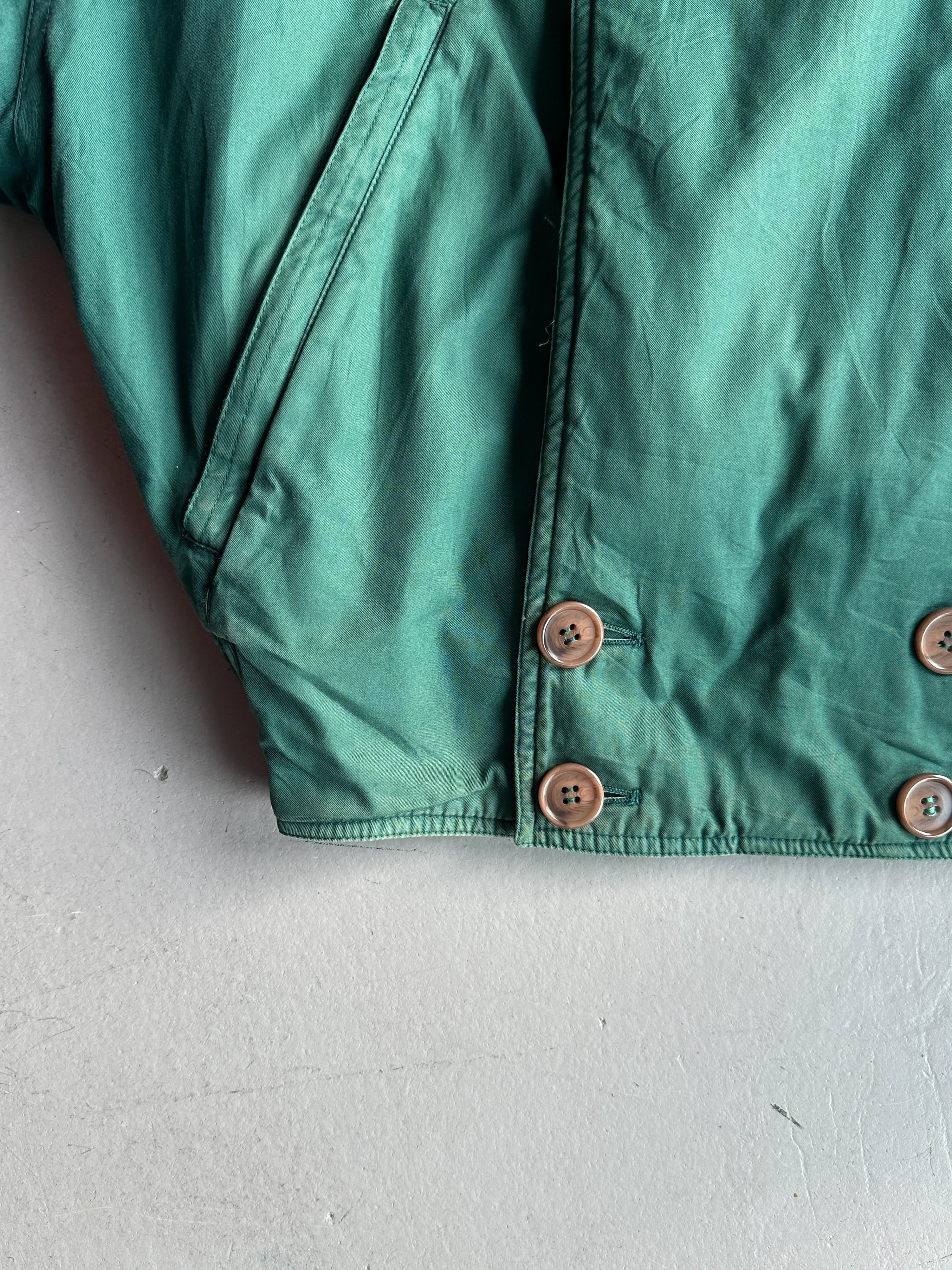 GIANNI VERSACE - 1980s BOMBER JACKET WITH FUR COLLAR