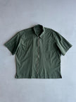 ANTONIO MIRO - 2000s ZIPPED HALF SLEEVE SHIRT