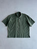 ANTONIO MIRO - 2000s ZIPPED HALF SLEEVE SHIRT