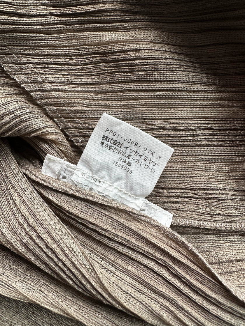 ISSEY MIYAKE PLEATS PLEASE - S/S 2001 ZIPPED PLEATED JACKET