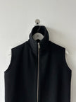 YOHJI YAMAMOTO - F/W 2004 FUNNEL NECK ZIPPED VEST JACKET