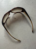 PRADA - 1990s OVERSIZED WRAP AROUND SUNGLASSES