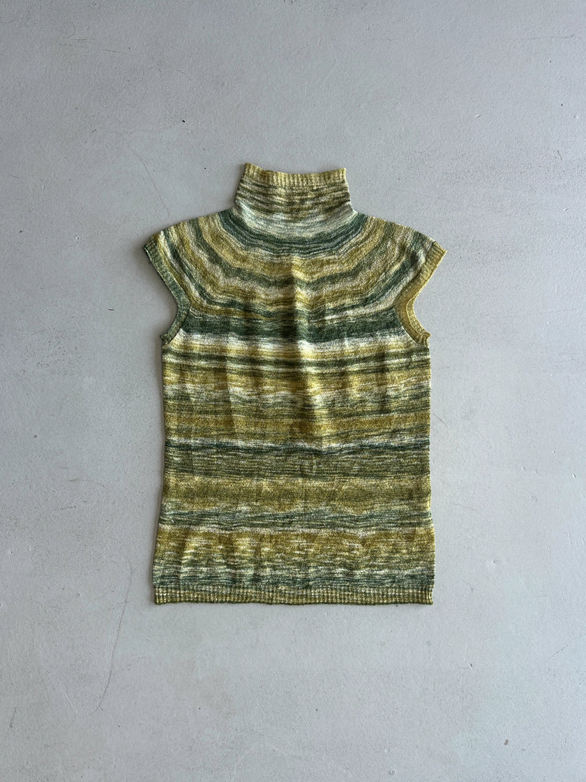 HIROKO KOSHINO - 1990s SEMI SHEER KNIT TOP