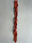 BALENCIAGA - late 2000s BRAIDED LEATHER BELT