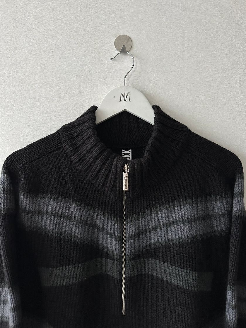 BIKKEMBERGS - F/W 2006 TURTLENECK CHUNKY KNIT JUMPER