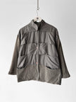 ICEBERG BY JC DE CASTELBAJAC 1980s HYBRID KNIT NYLON JACKET
