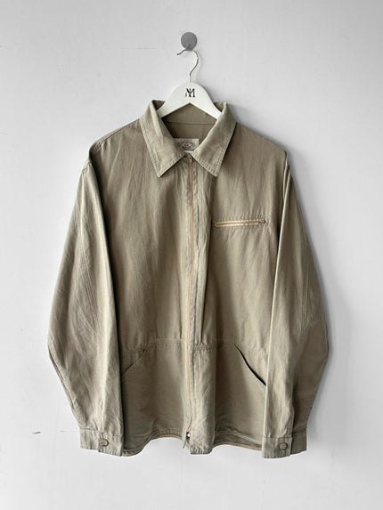 ARMANI JEANS - early 1990s ZIPPED CANAPA SHIRT