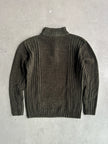 1990s CHENILLE MOCK NECK KNIT JUMPER