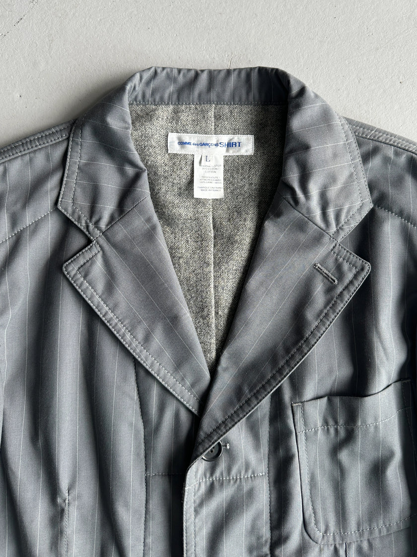 COMME DES GARÇONS - A/W 2016 MULTI POCKET PINSTRIPED BLAZER