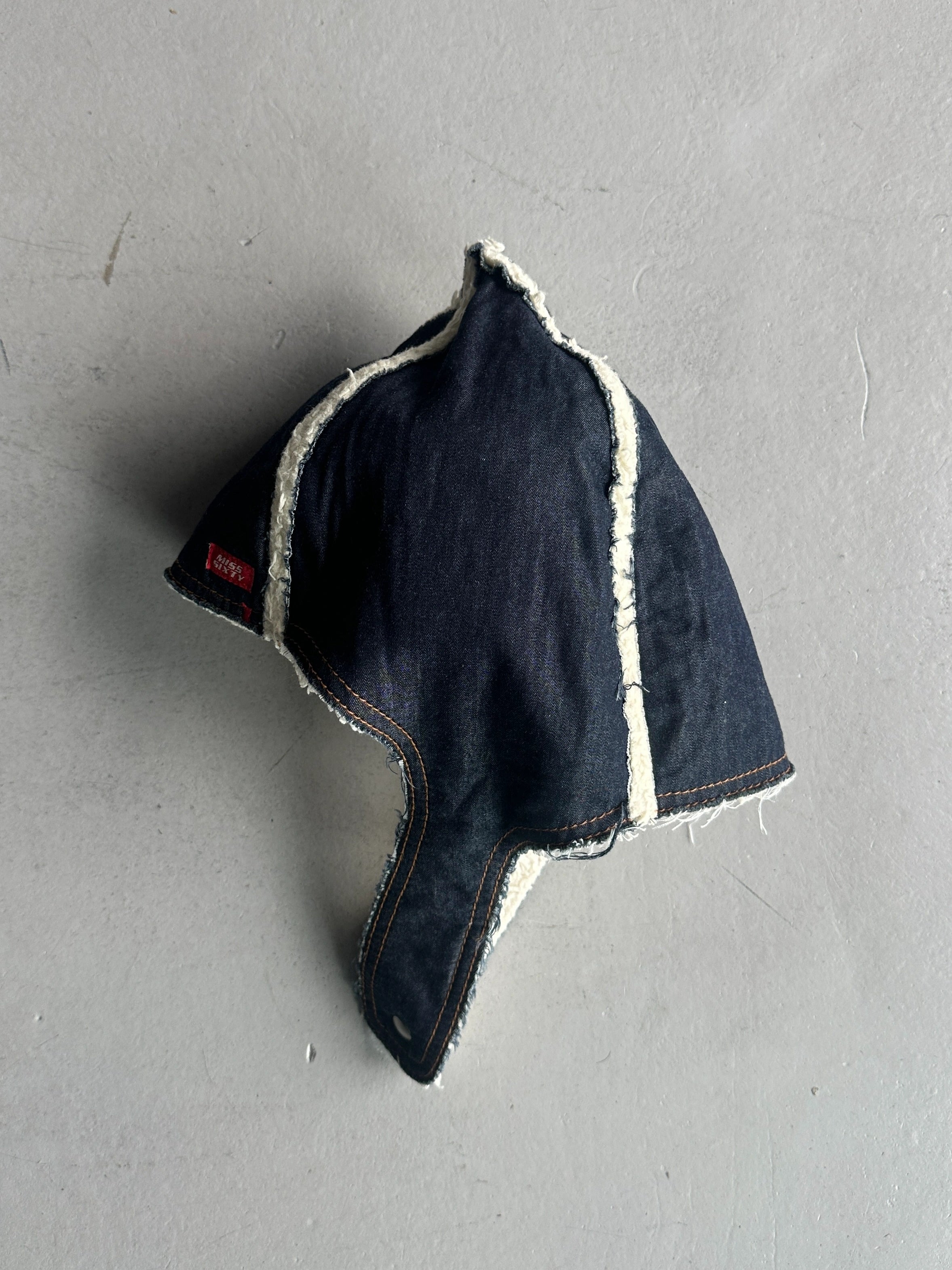 MISS SIXTY - 2000s SHEARLING AVIATOR HAT