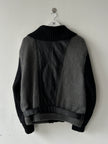 ICEBERG BY J.C. DE CASTELBAJAC - 1980s KNITTED JACKET WITH LEATHER PANEL