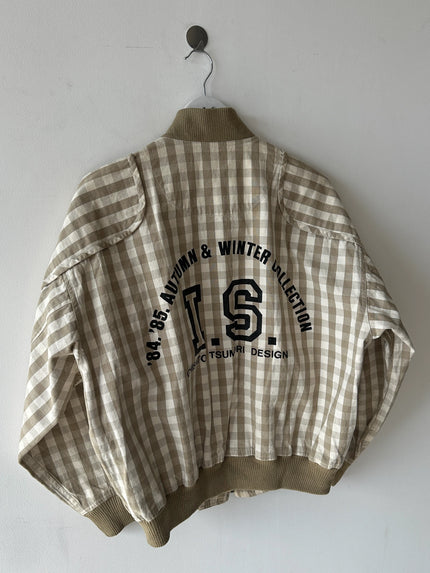 ISSEY MIYAKE IS X TSUMORI CHISATO - A/W 1984/85 CHECKED BOMBER JACKET