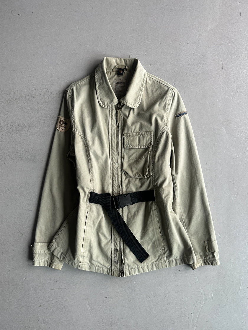 NAPAPIJRI - 2000s JACKET WITH WEBBING BELT