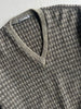 ISSEY MIYAKE - 1980s V NECK CHUNKY KNIT BOXY FIT JUMPER