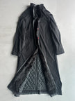 ARRSTON VOLAJU BY KOHSHIN SATOH - 1990s LONG TECHNICAL JACKET WITH FAUX FUR TRIM