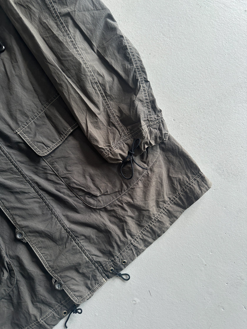 ISSEY MIYAKE HAI SPORTING GEAR - 1980s OVERSIZED PARKA JACKET