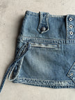 DIESEL - 2004 MINI MICRO DENIM CARGO SKIRT