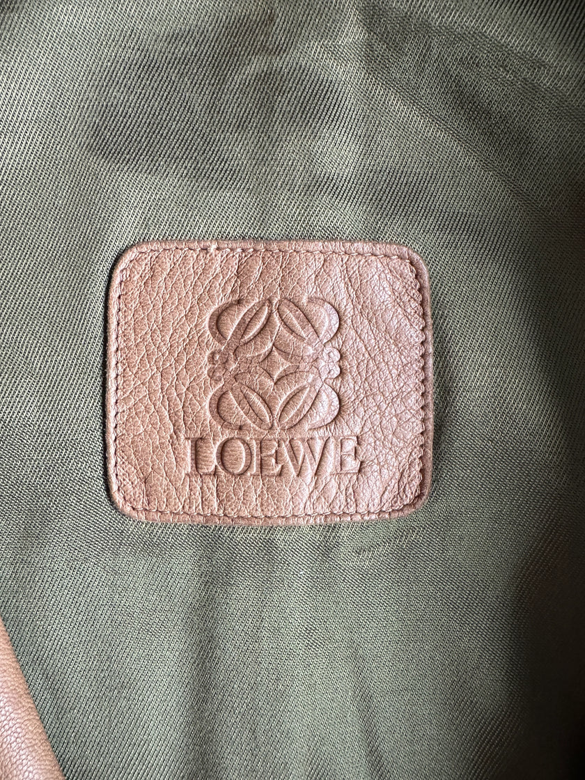 LOEWE - 1990s SOFT LEATHER BOMBER JACKET