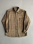1990s RELAXED FIT CHENILLE LONG SLEEVE SHIRT