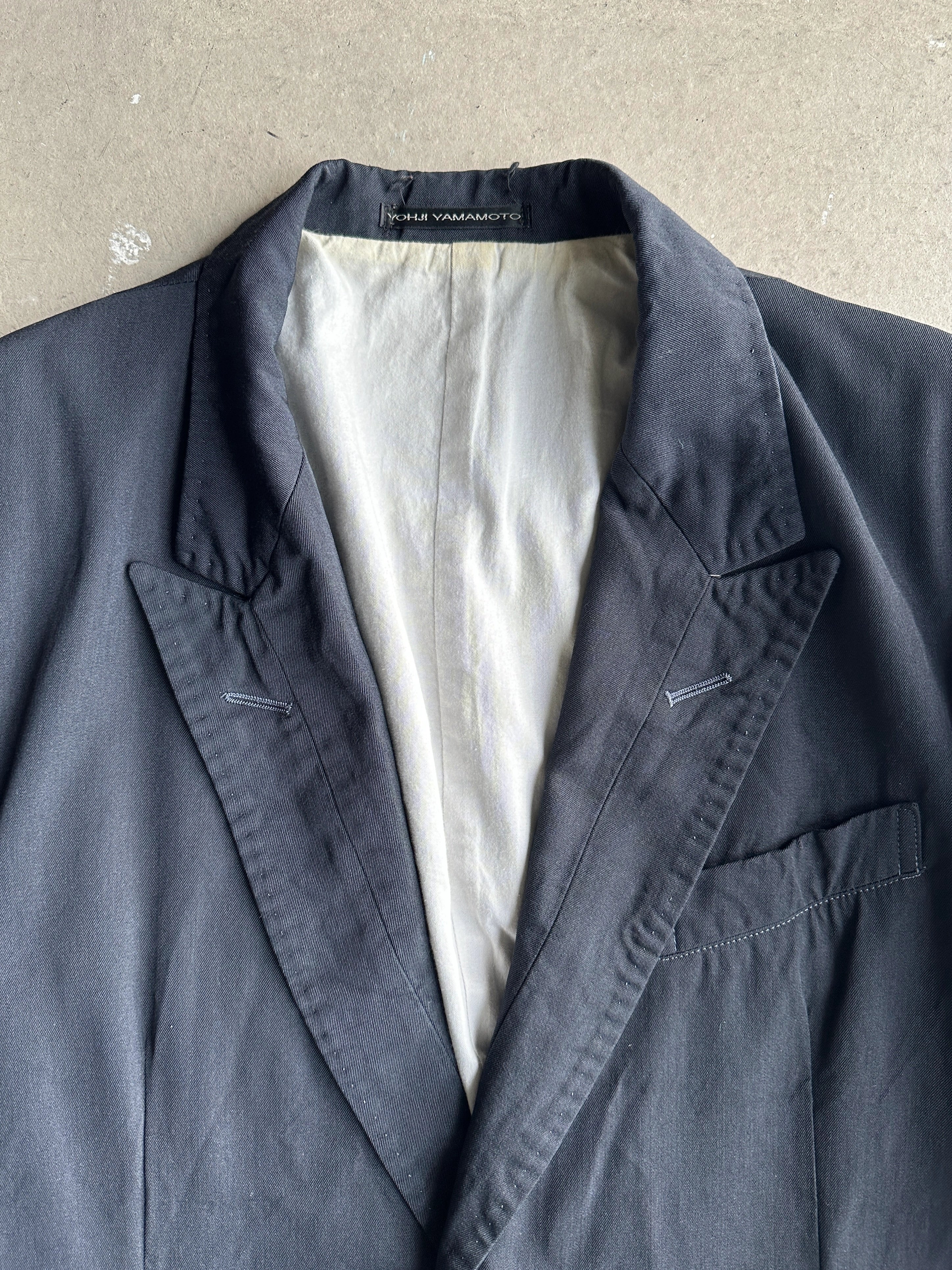 YOHJI YAMAMOTO Y's - A/W 2004 STRAIGHT FIT LONG BLAZER