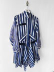 SACAI - F/W 2017 STRIPED JACKET WITH ASYMMETRICAL LAYERED HEM