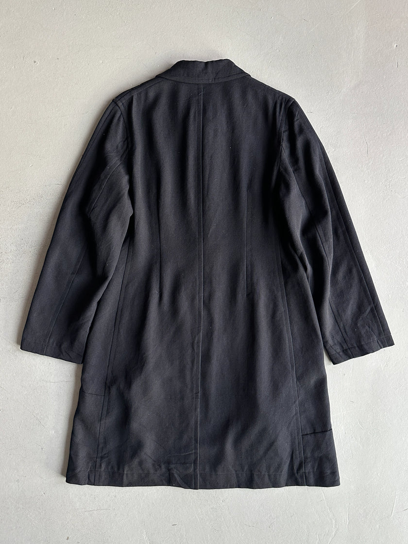 COMME DES GARÇONS - F/W 2003 MID LENGTH COAT WITH BOW DETAILS AT HEM