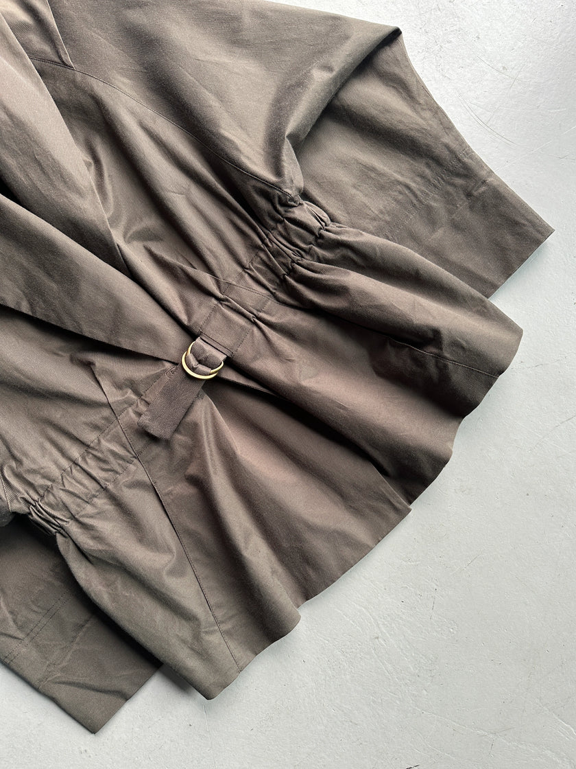 PLEIN SUD - 1990s EXAGGERATED SHAWL COLLAR JACKET