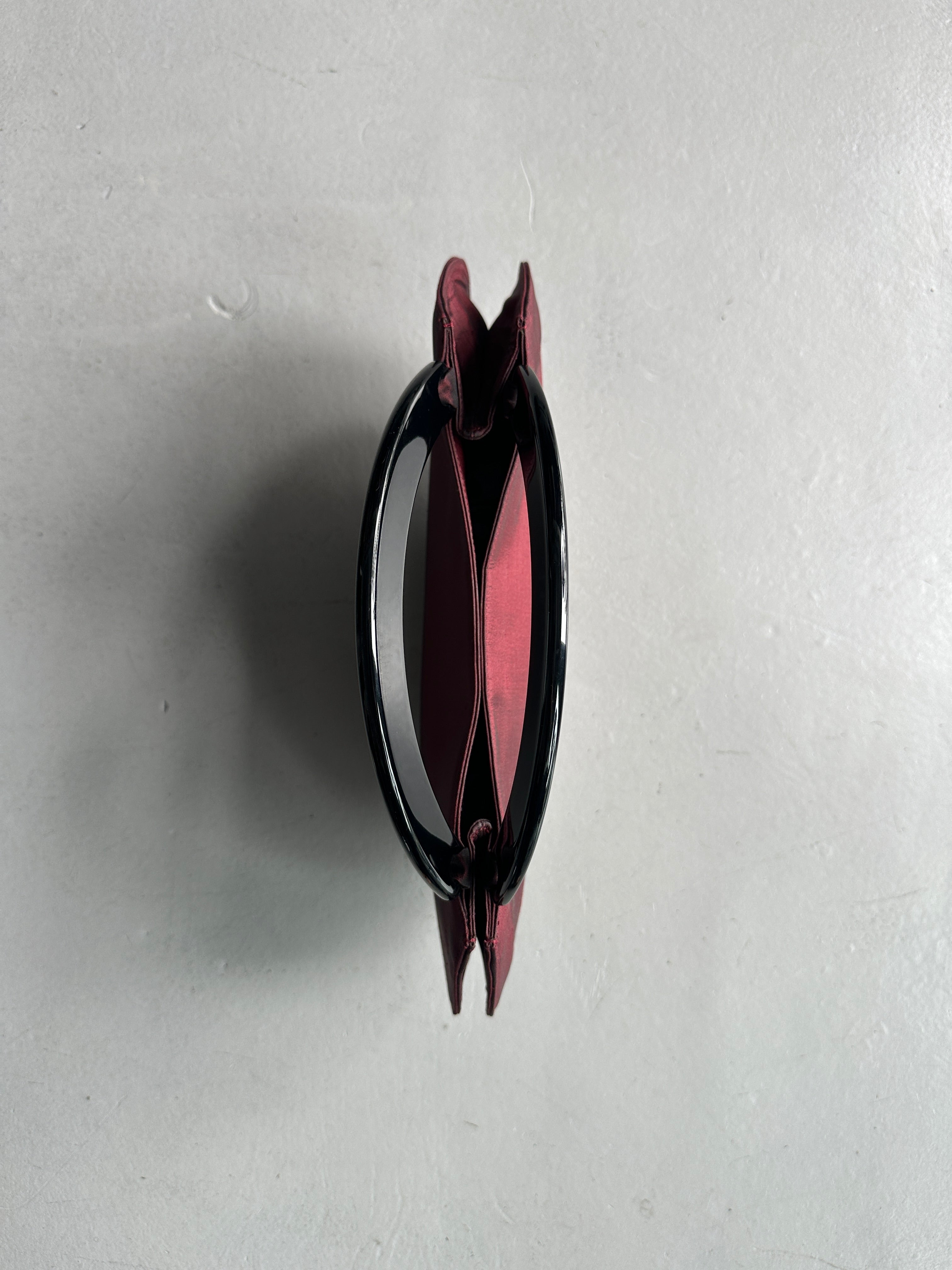 GIORGIO ARMANI -  1990s ORGANZA CRESCENT HANDBAG