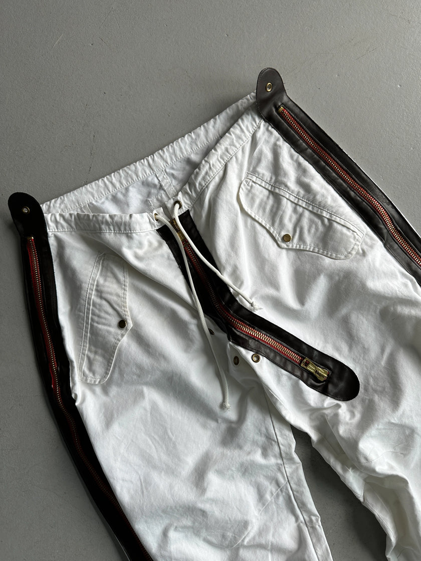 DSQUARED2 - S/S 2002 ZIPPED LEG CARGO TROUSERS